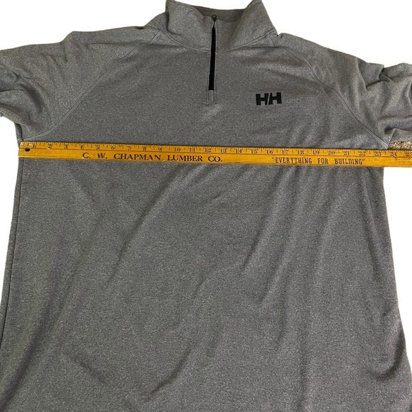 Helly Hansen 1/4 Zip Long Sleeve Shirt Gray Men’s XL - Picture 6 of 10